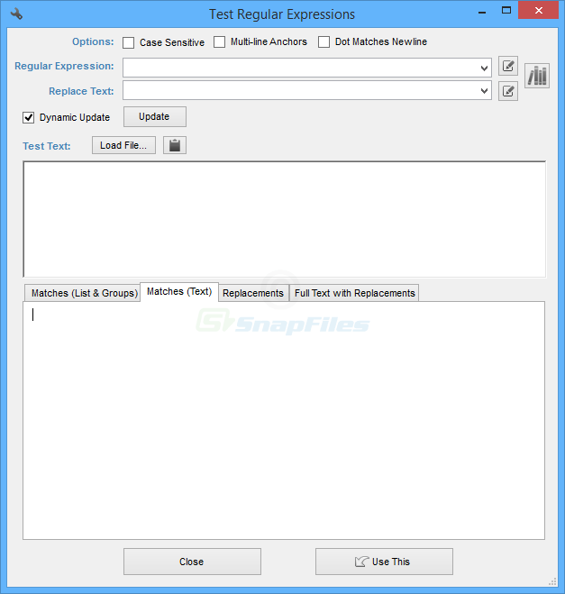 screenshot of TextCrawler