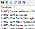 TimeZonesView screenshot